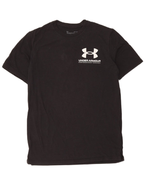 Under Armour T-Shirt Heat Gear Graphic Homme Noir Moyen Coton