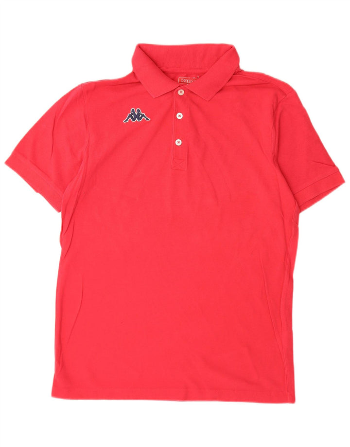 Kappa Polo Homme Rose Moyen Coton