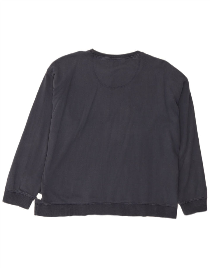 Fat Face Sweat-shirt surdimensionné graphique pour femme UK 16 Large Bleu marine