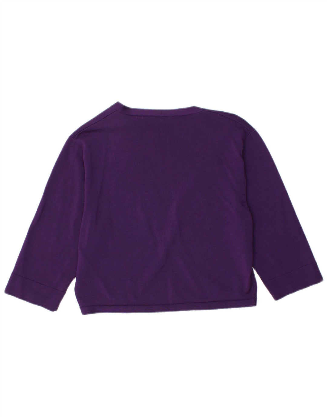 PHASE EIGHT Boléro Cardigan Pull UK 16 Large Violet Viscose