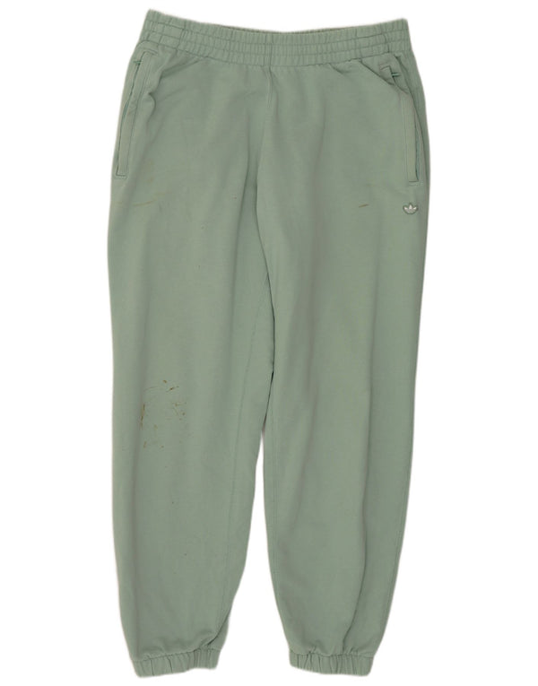 Adidas Pantalon de survêtement pour femme Joggers UK 14 Coton vert moyen