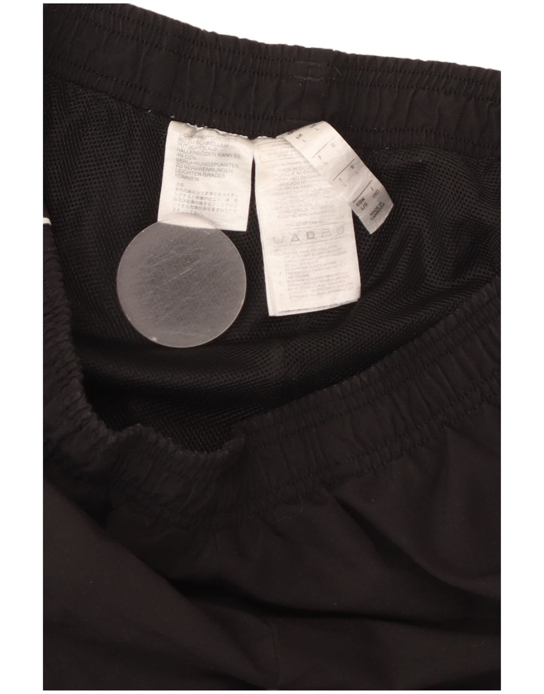 ADIDAS Pantalon de survêtement pour hommes Large Noir Polyester