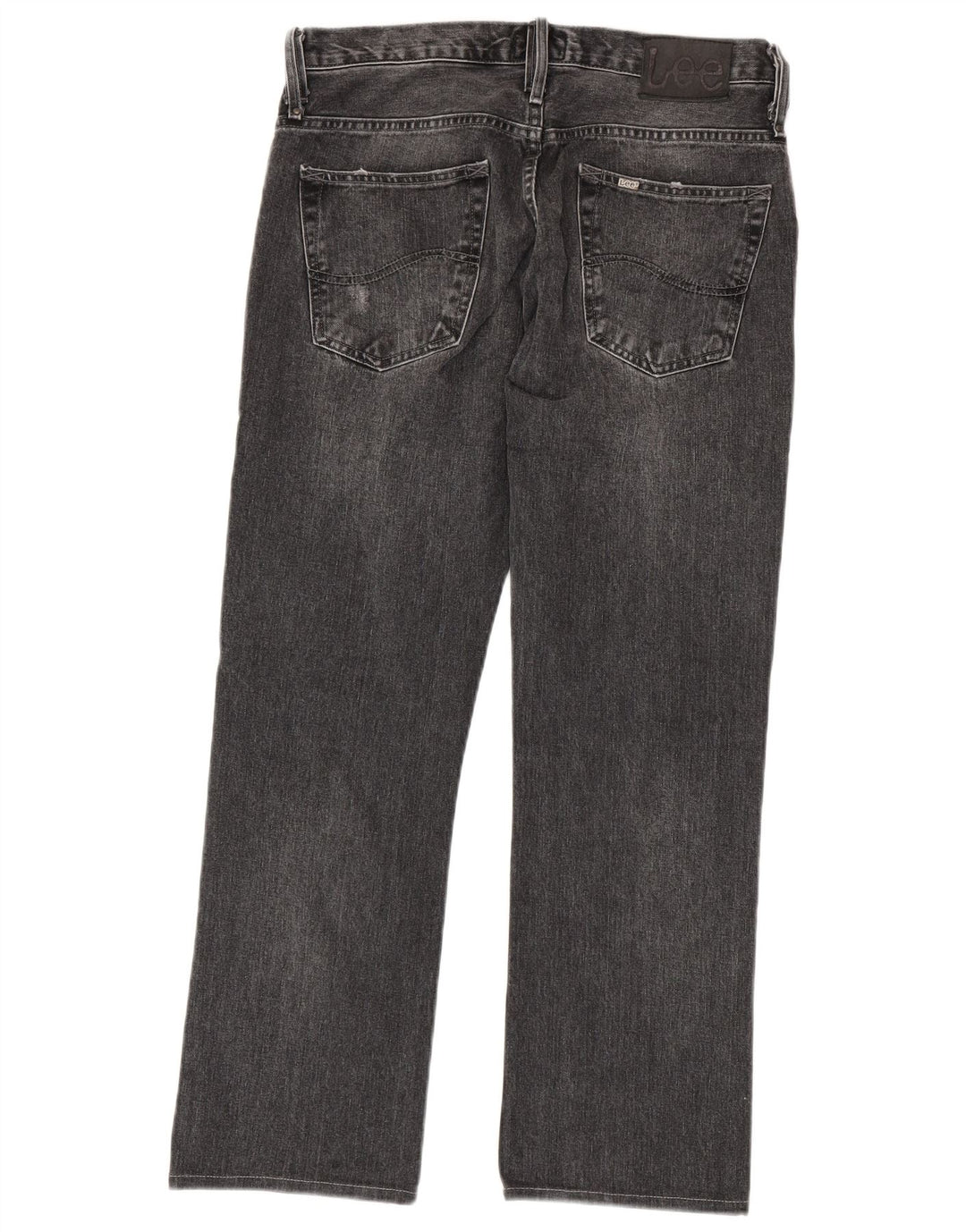 LEE Jean droit Knox homme vieilli W32 L29 gris coton