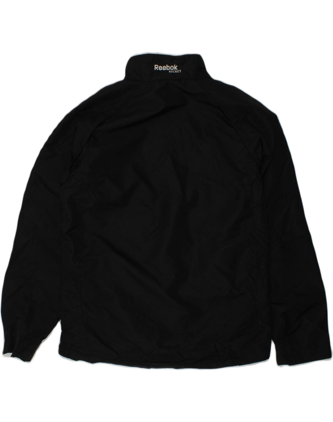 REEBOK Boys Tracksuit Top Jacket 11-12 Years Large Black Polyester | Vintage Reebok | Thrift | Second-Hand Reebok | Used Clothing | Messina Hembry 