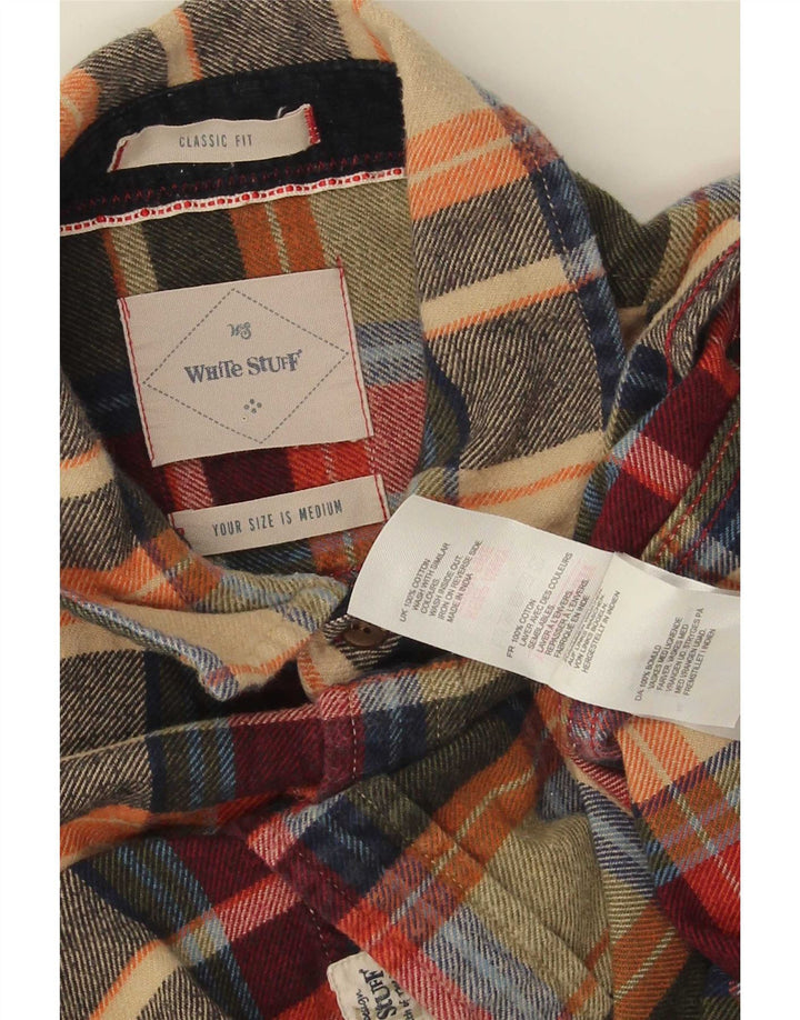 Chemise Classic Fit Flannel Homme White Stuff Carreaux Multicolores Moyens