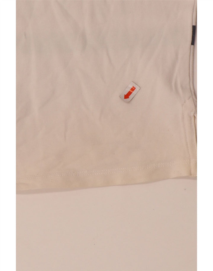 Tommy Hilfiger T-Shirt Graphique Garçon 13-14 ans Blanc Cassé Coton