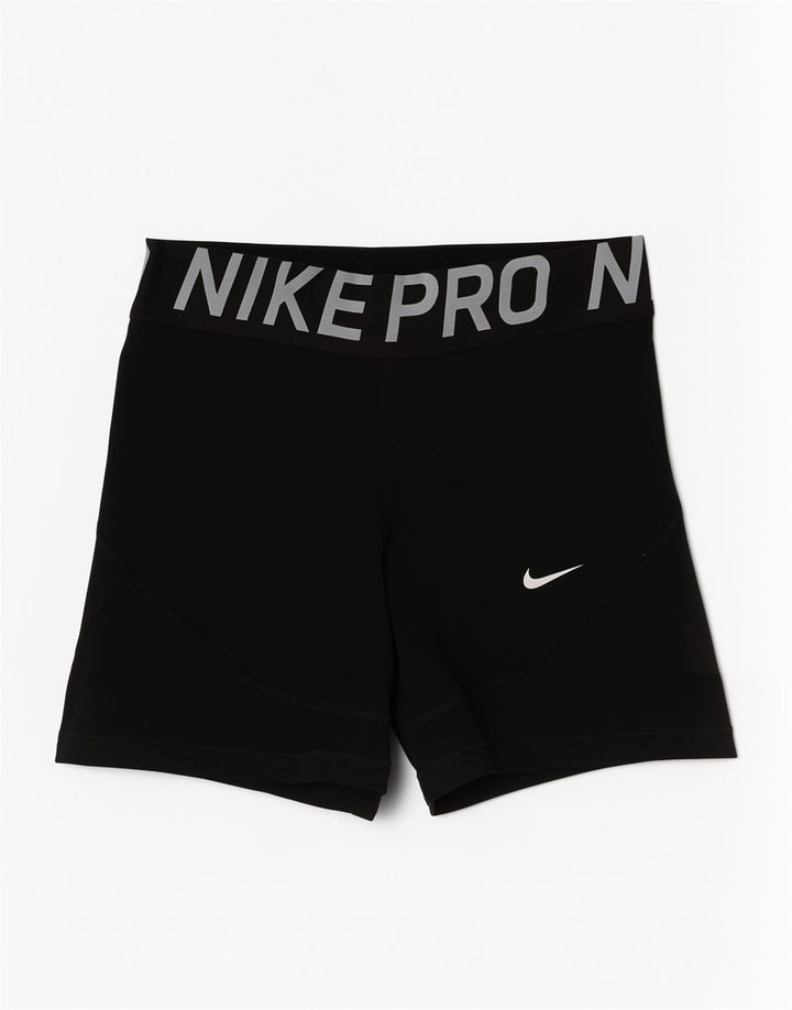 Nike Short de sport graphique pour femme UK 8 Small Noir