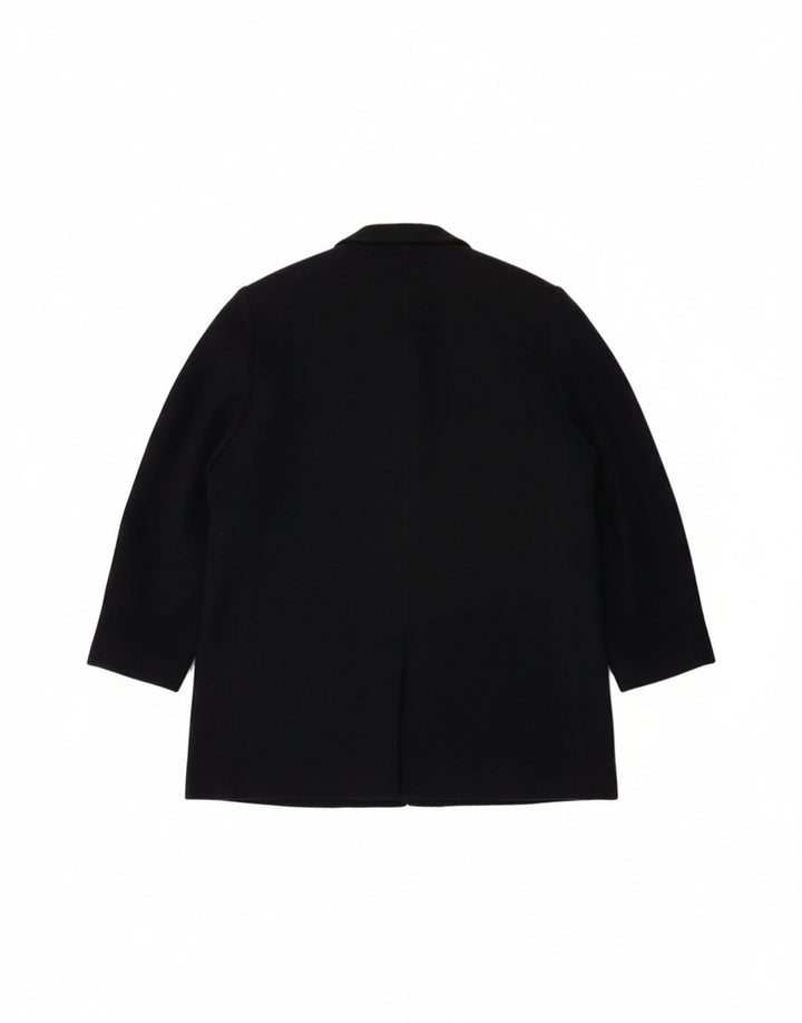 LUISA SPAGNOLI Womens 2 Button Blazer Jacket UK 16 Large Navy Blue Wool Vintage Luisa Spagnoli and Second-Hand Luisa Spagnoli from Messina Hembry 
