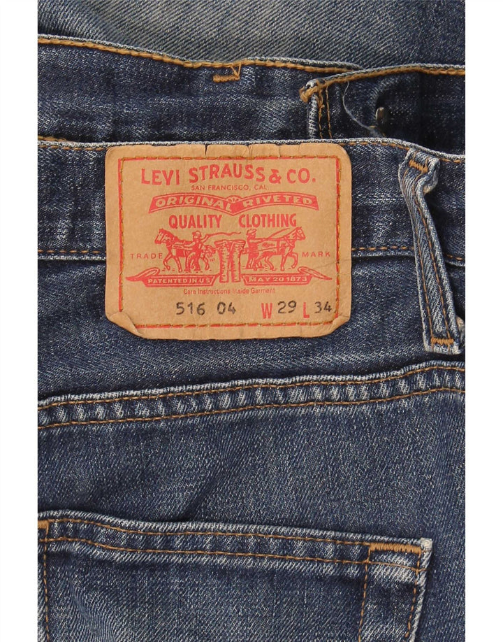 Levi's Jean évasé 516 Femme W29 L34 Bleu Marine