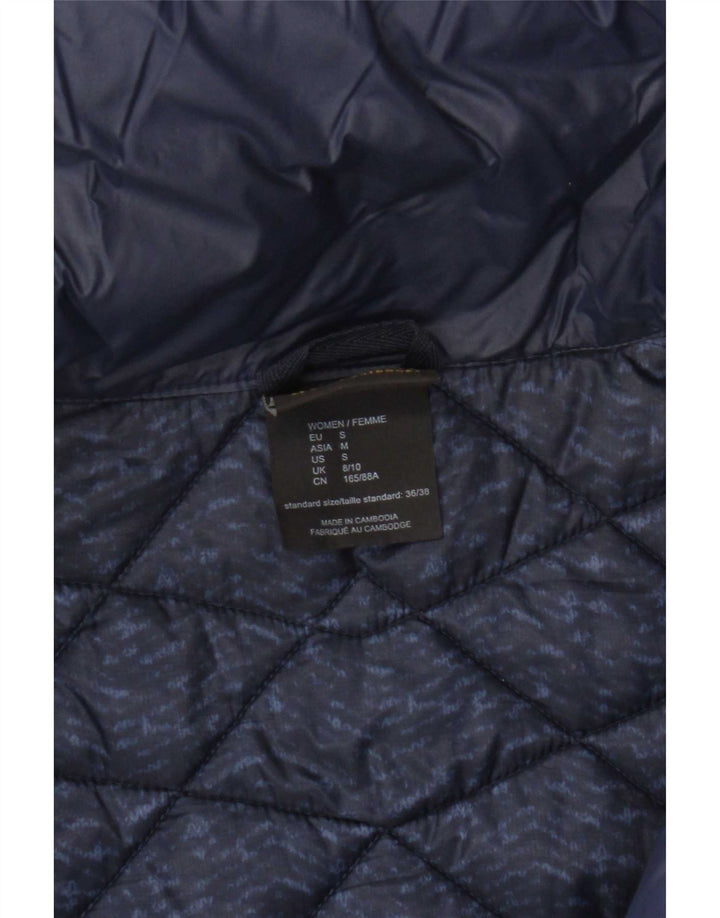 Jack Wolfskin Veste matelassée pour femme UK 8/10 Small Bleu marine Nylon