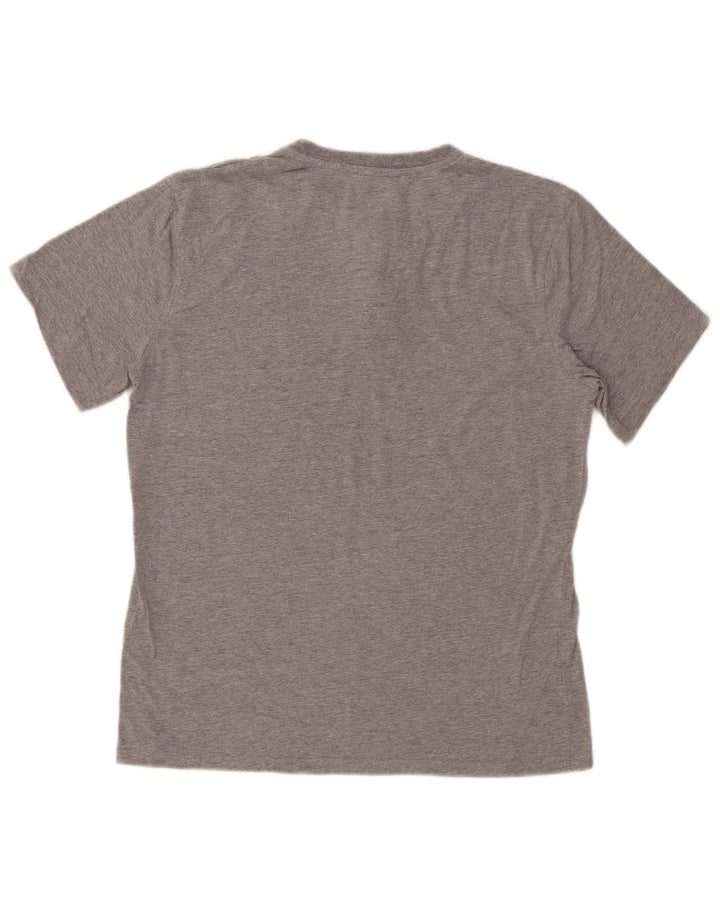 Izod T-Shirt Homme Gris Moyen Moucheté Coton