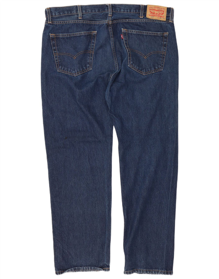 Levi's Jean 505 Straight Homme Bleu Marine W40 L30 Coton