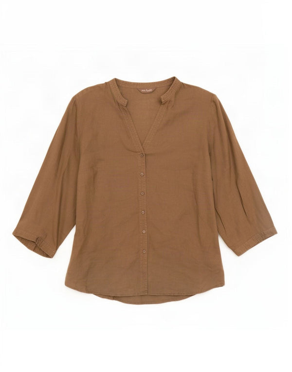 Marks & Spencer Chemisier à manches 3/4 Portfolio pour femme UK 18 XL Marron