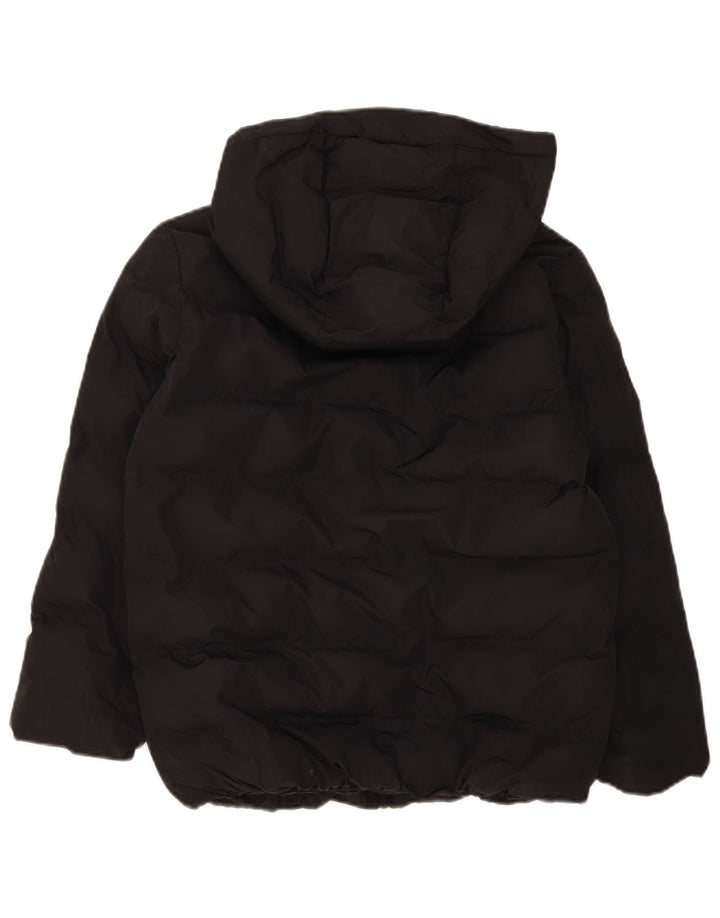 Zara Veste matelassée à capuche fille 11-12 ans Noir Polyester