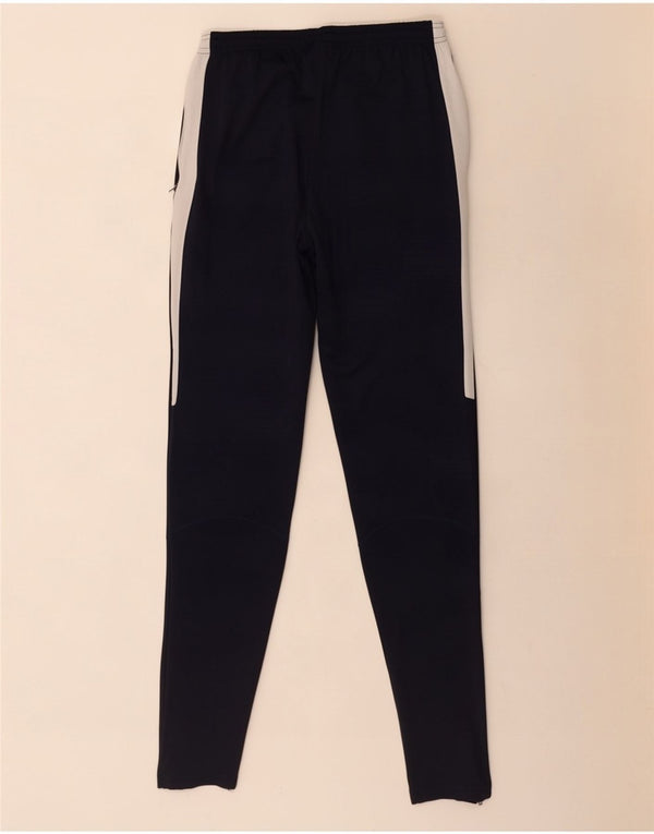 Nike Pantalon de survêtement Dri Fit pour homme Taille S Bleu marine Colorblock Polyester
