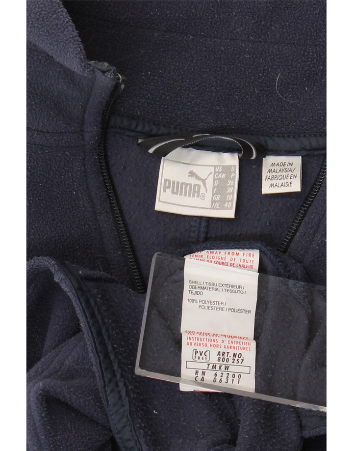 PUMA Veste polaire pour femme UK 10 Small Bleu marine Polyester