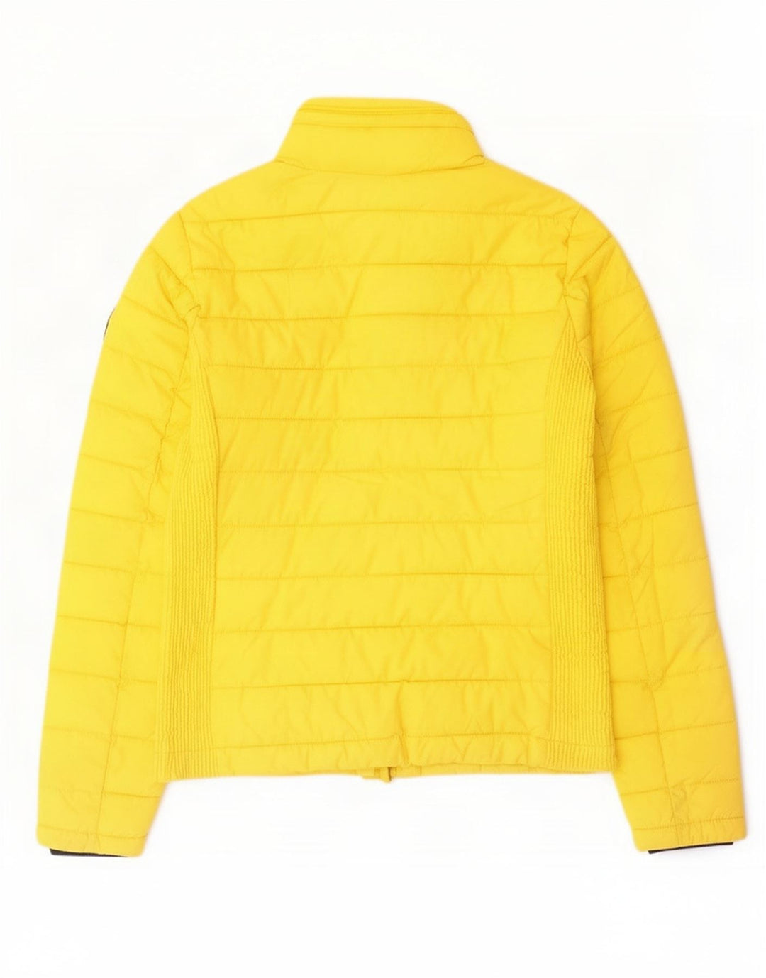 Superdry Veste rembourrée pour femme UK 12 Polyester jaune moyen
