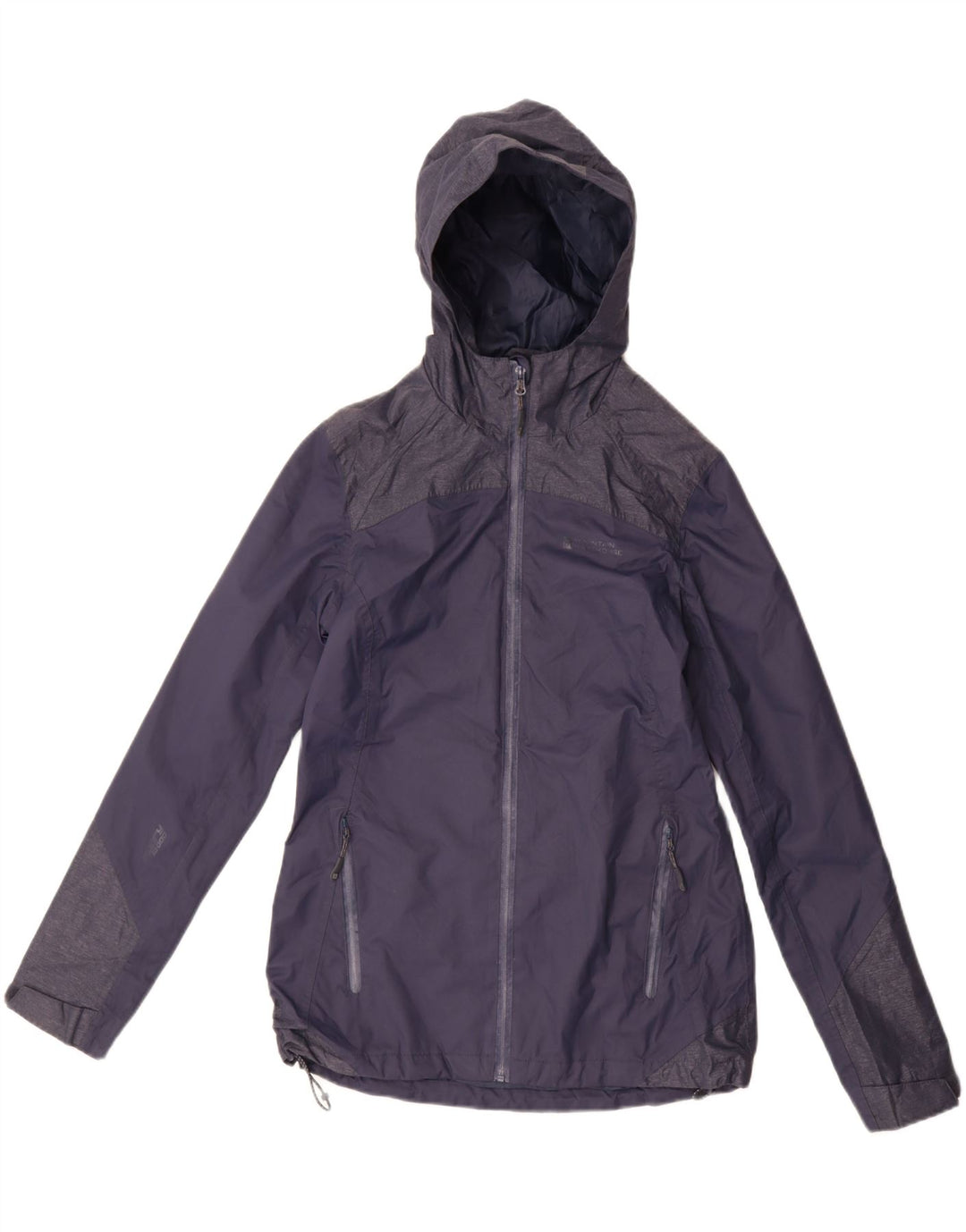 MOUNTAIN WAREHOUSE Veste de Pluie Femme UK 10 Small Bleu Marine Colourblock