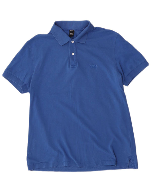 Hugo Boss Homme Regular Fit Polo Grand Bleu Coton