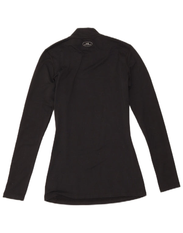 Under Armour Cold Gear Top Manches Longues UK 4 XS Noir Polyester