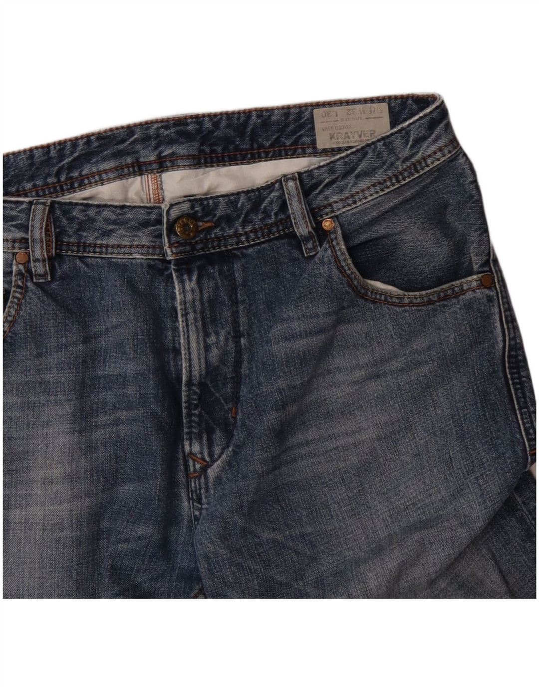 Diesel Jean Krayver Regular Slim W32 L30 Homme Bleu Coton