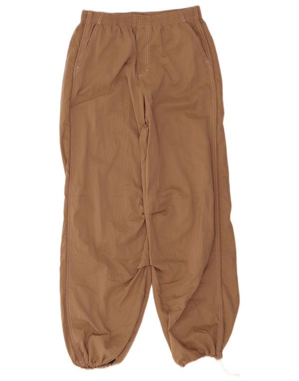Zara Pantalon de survêtement coupe ample pour femme UK 4 XS Beige