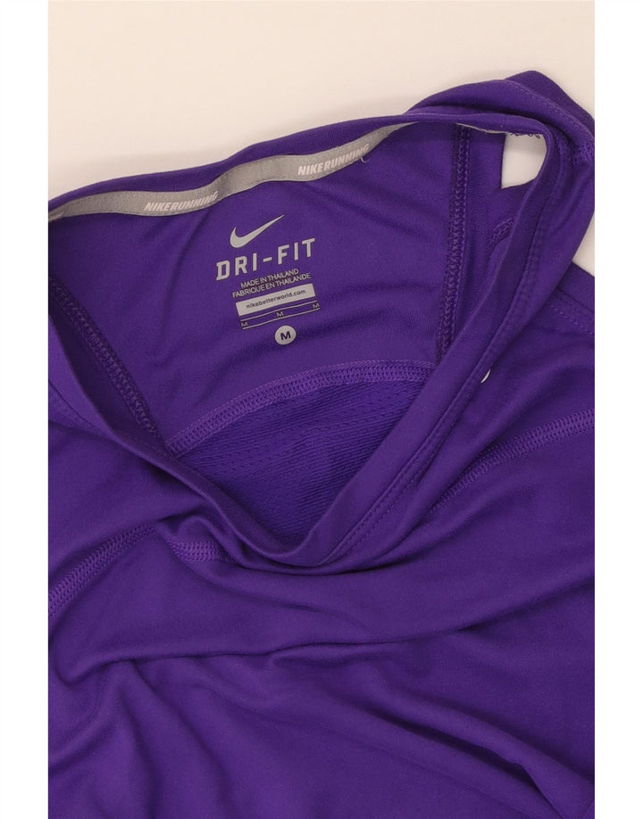 NIKE Débardeur Dri Fit pour femme UK 12 Violet moyen
