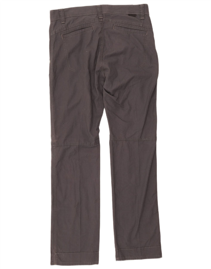 Wrangler Pantalon décontracté droit pour homme W33 L33 Gris