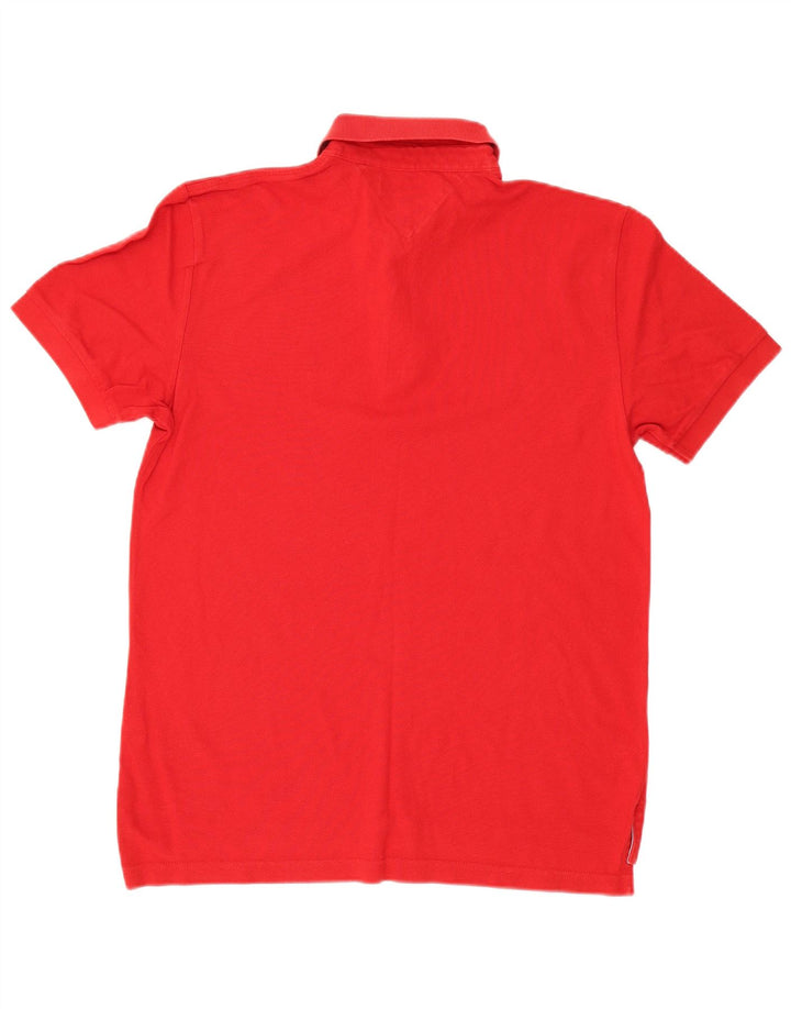 Tommy Hilfiger Polo Homme Rouge Moyen Coton