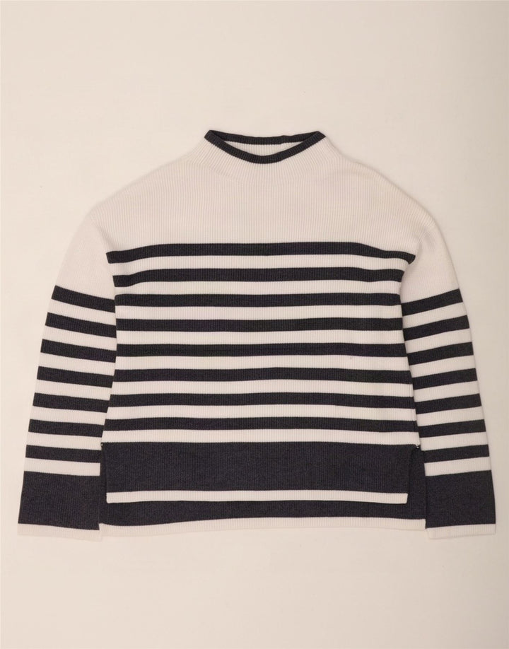 Marks & Spencer Pull col roulé pour femme UK 14 Blanc moyen