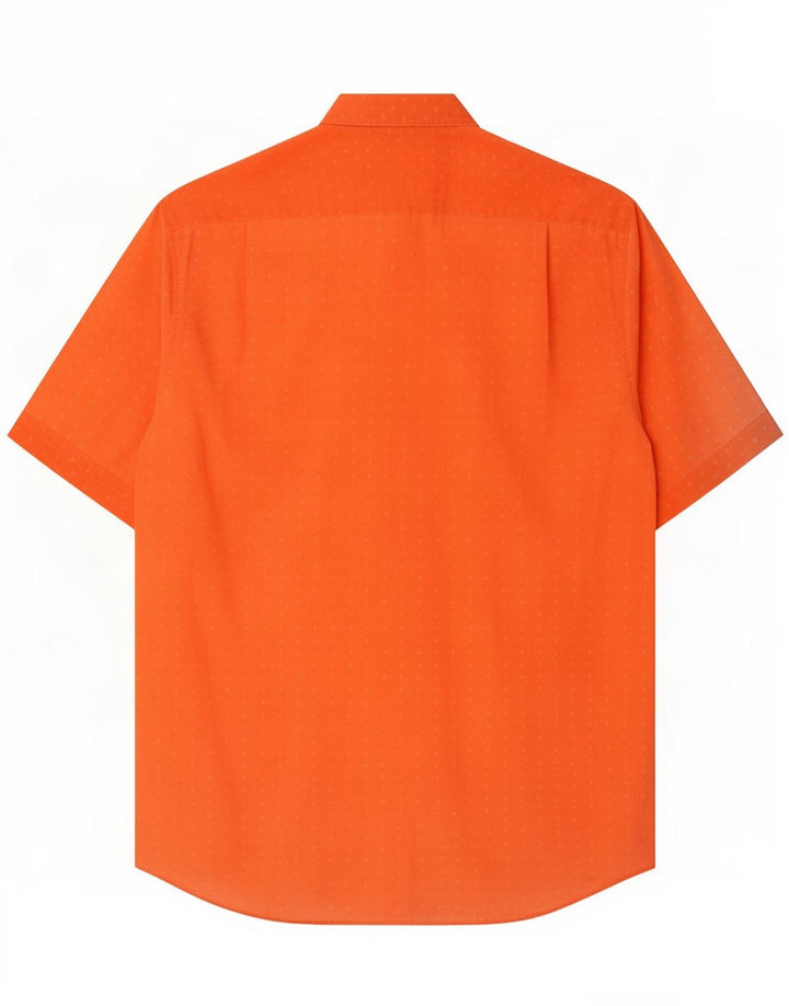 Levi's Chemise à Manches Courtes Homme Large Orange à Pois