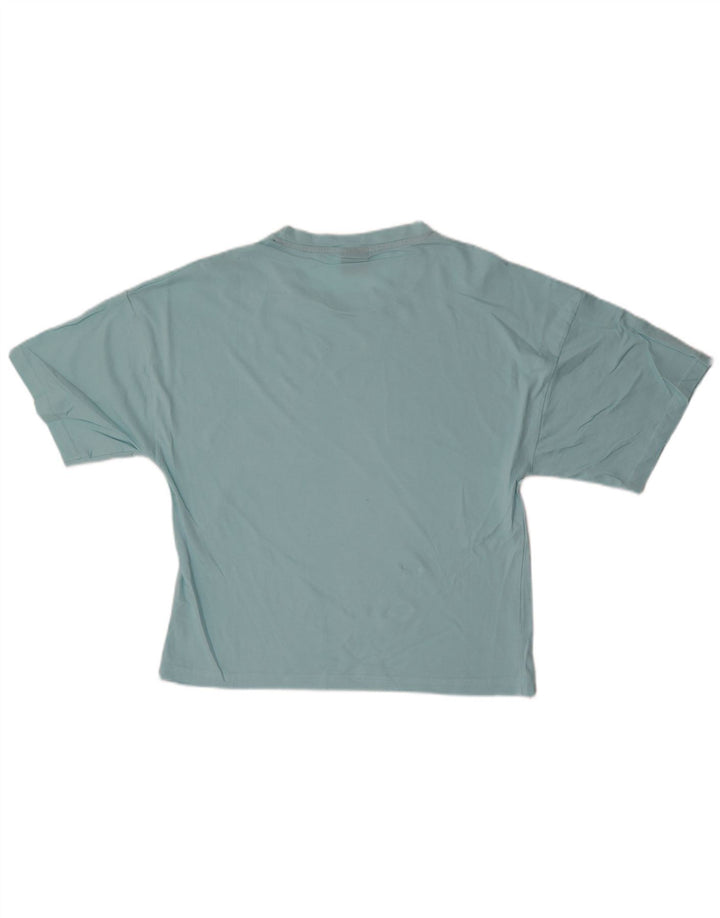 Umbro T-Shirt Femme UK 44 Bleu Moyen Coton