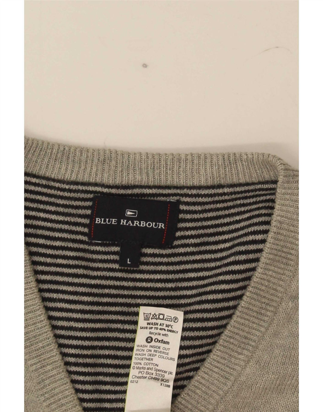Marks & Spencer Débardeur Blue Harbor Vest pour hommes, grand coton gris