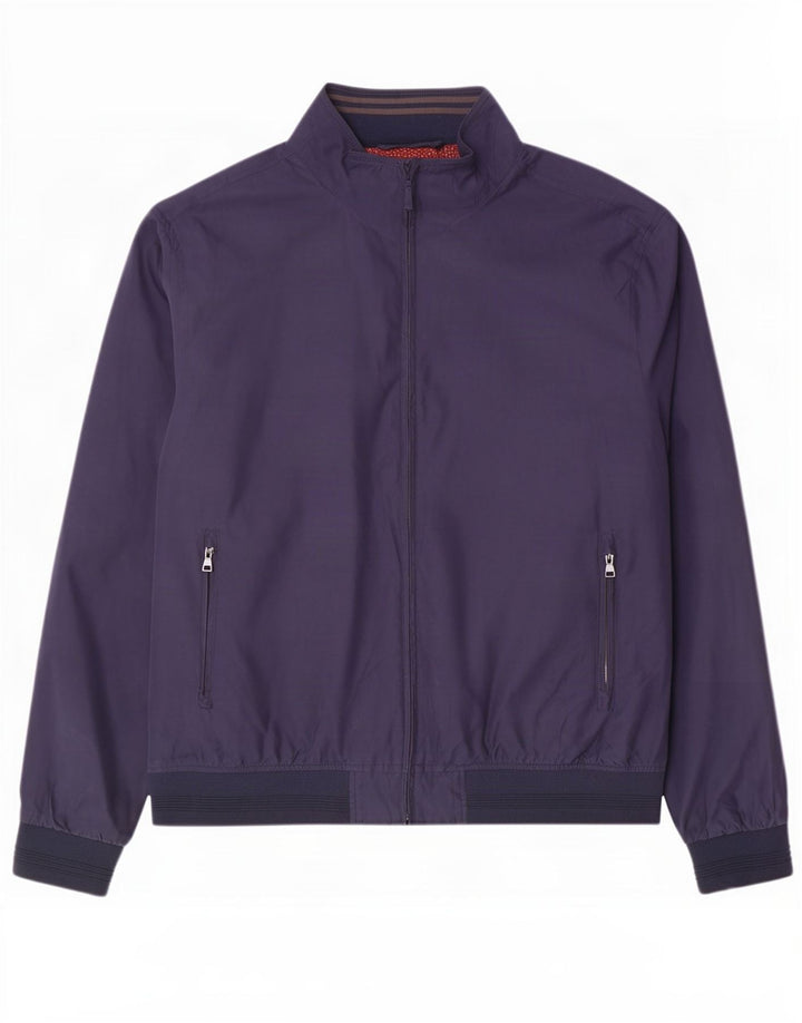 Marks & Spencer Veste Bomber Homme UK 46 3XL Bleu Marine Polyester