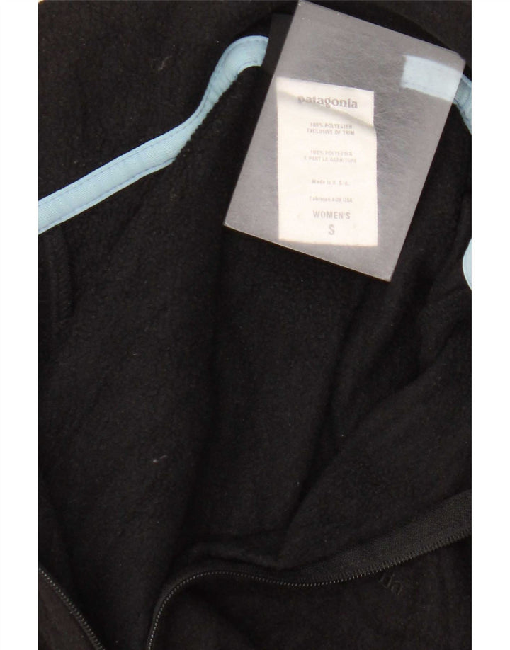 Patagonia Veste polaire pour femme UK 10 Small Noir Polyester