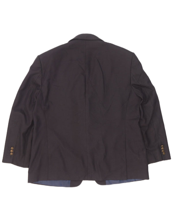 Marks & Spencer Veste blazer à 2 boutons pour homme UK 46 XL Bleu marine Polyester