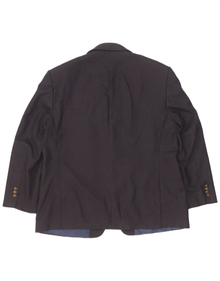 Marks & Spencer Veste blazer à 2 boutons pour homme UK 46 XL Bleu marine Polyester
