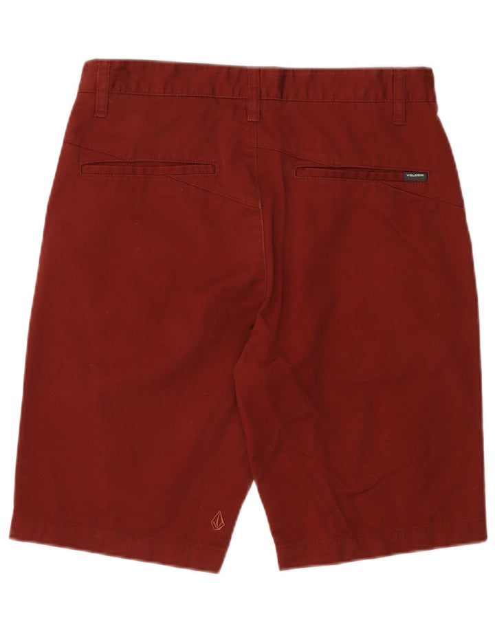 VOLCOM Short Chino Homme W30 Coton Bordeaux Moyen