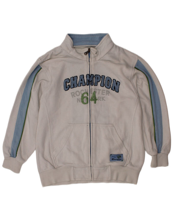 Champion Veste de survêtement Rochester pour garçon 5-6 ans XS Blanc Colorblock