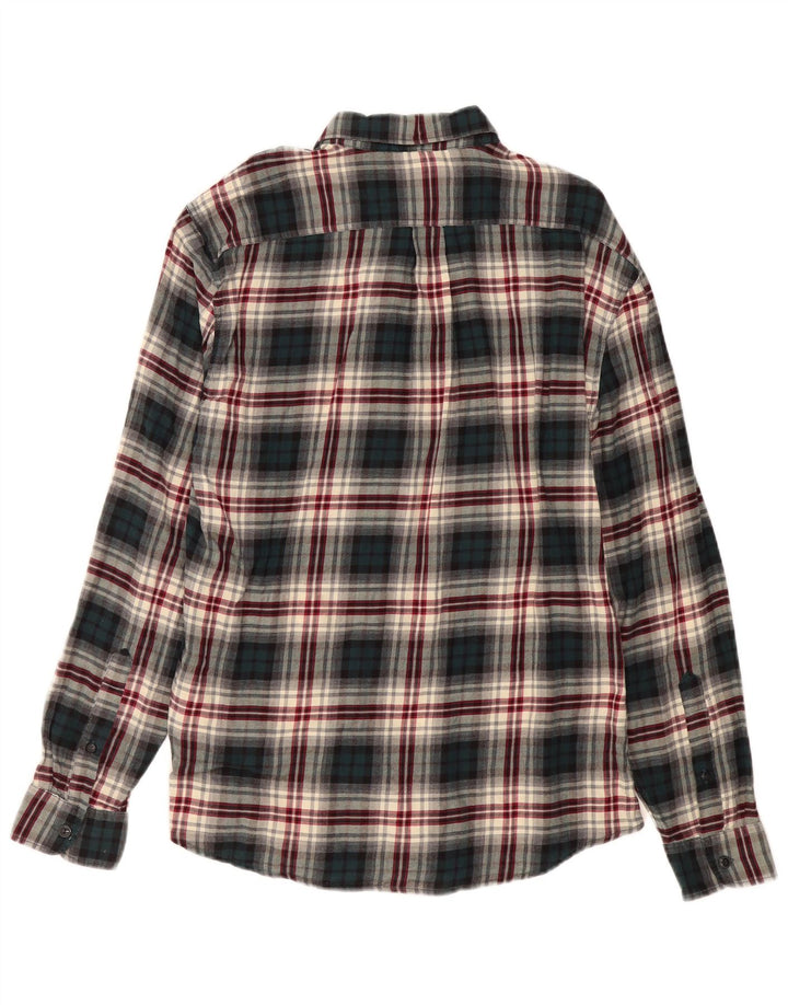 DOCKERS Chemise Flanelle Homme Grand Carreau Vert Coton