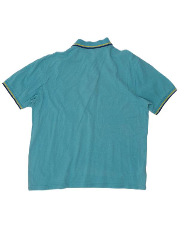 Fred Perry Polo Homme XL Bleu Rayé Coton