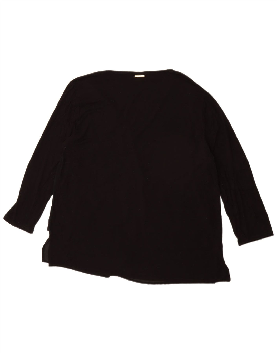 MICHAEL KORS Haut Femme Manches 3/4 UK 18 XL Noir Synthétique