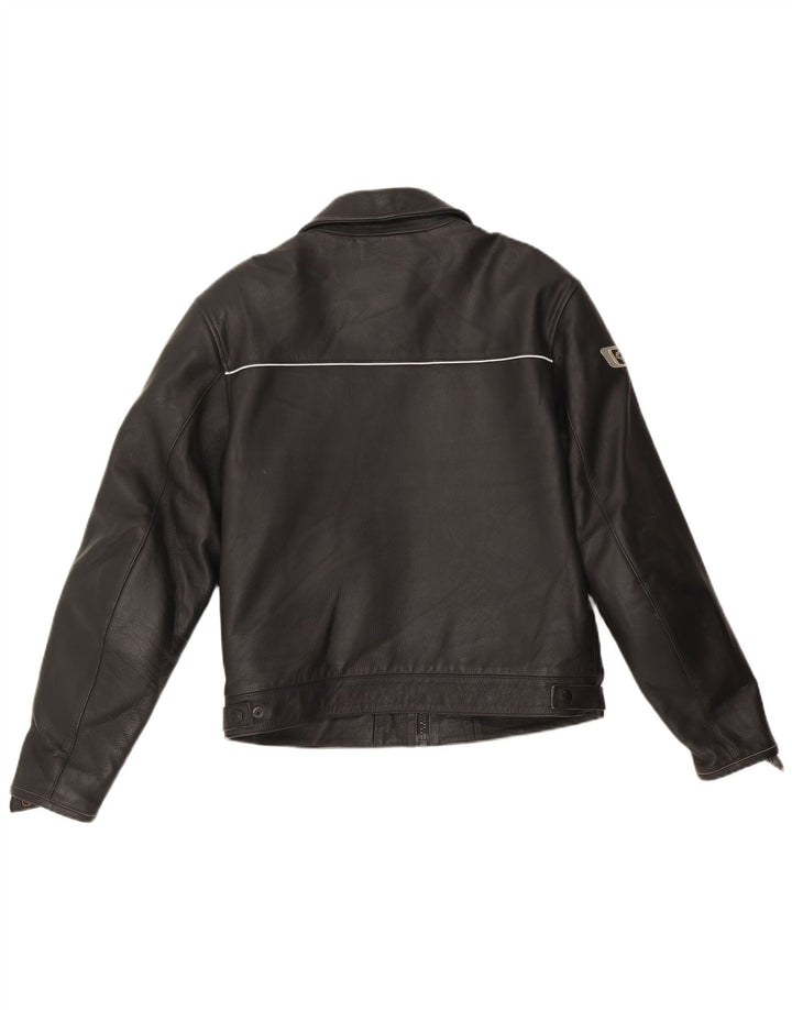 Alpinestars Veste de course en cuir graphique pour homme EU 50 Cuir noir moyen