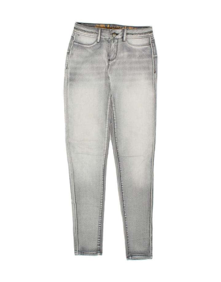 DESIGUAL Womens Slim Jeans W26 L31 Grey Vintage Desigual and Second-Hand Desigual from Messina Hembry 
