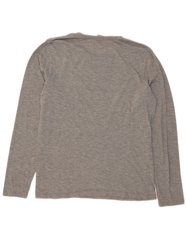 Scotch & Soda Haut à Manches Longues Homme Gris Coton Large