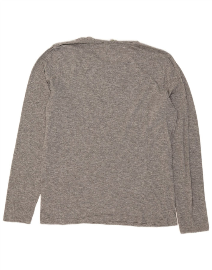 Scotch & Soda Haut à Manches Longues Homme Gris Coton Large