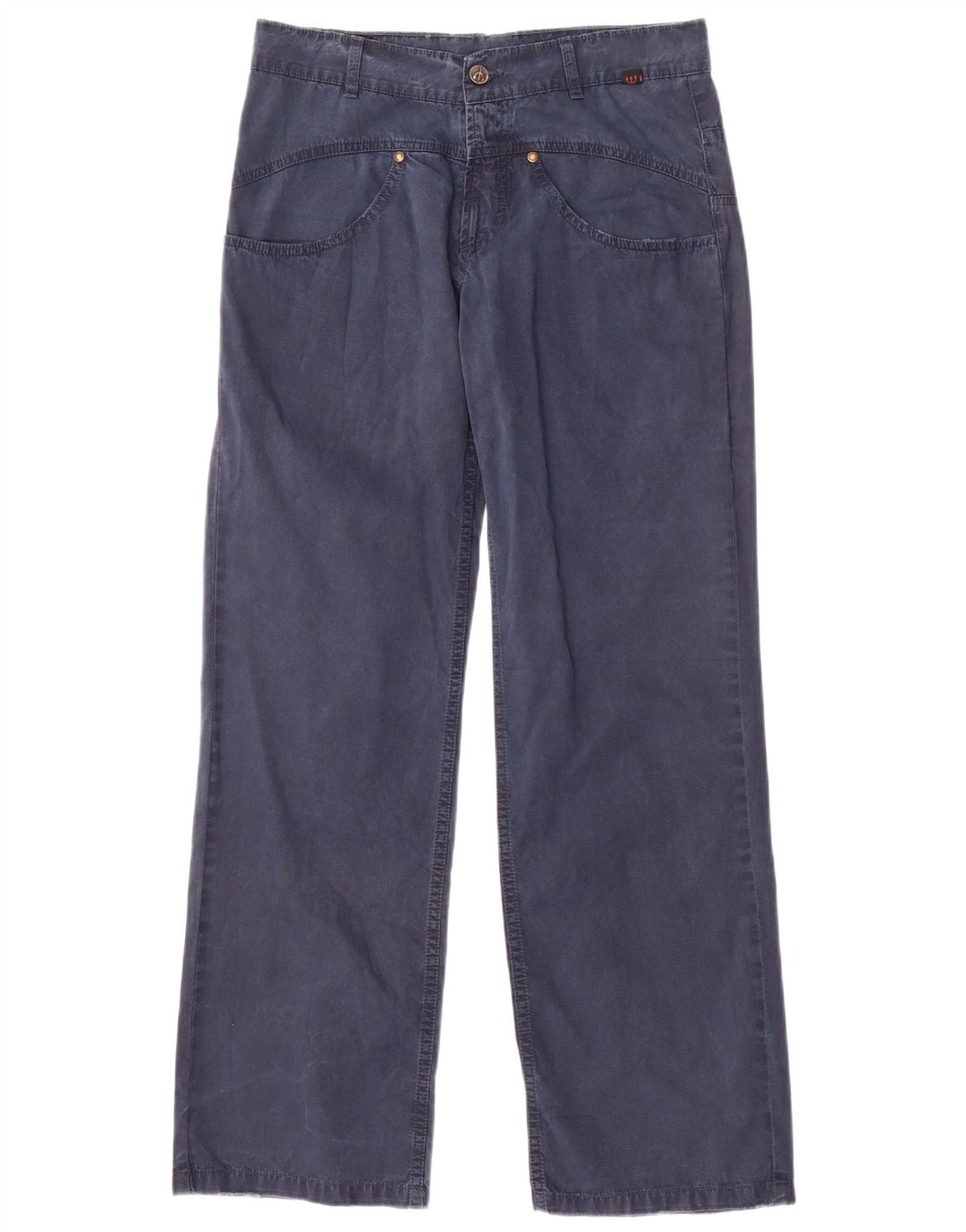 ROBERTO CAVALLI Pantalon décontracté droit Devils pour homme Small W29 L30 Bleu