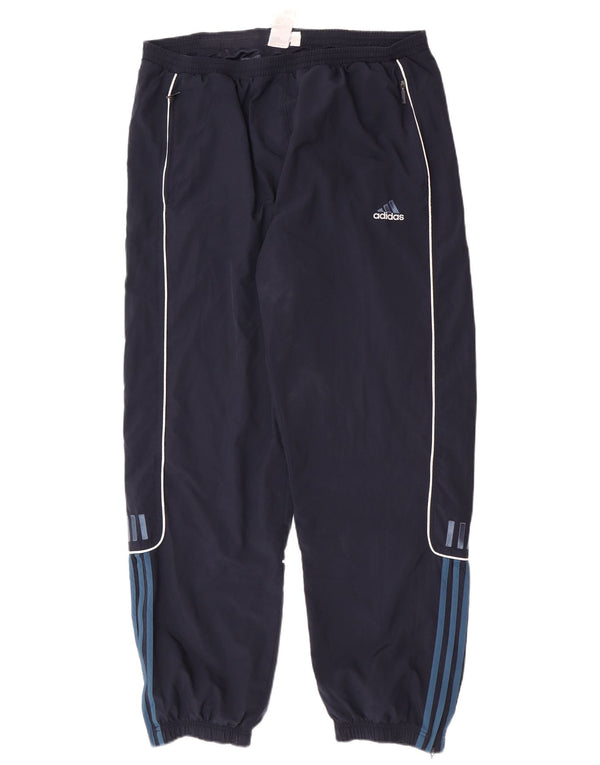 Adidas Pantalon de survêtement pour homme Joggers IT 46/48 XL Bleu marine Polyester