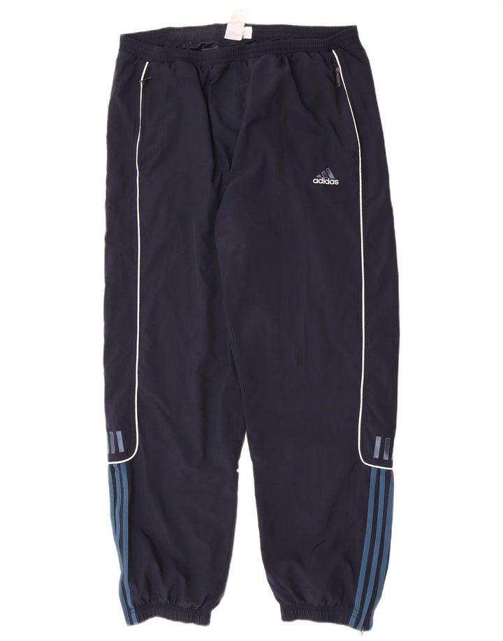 Adidas Pantalon de survêtement pour homme Joggers IT 46/48 XL Bleu marine Polyester