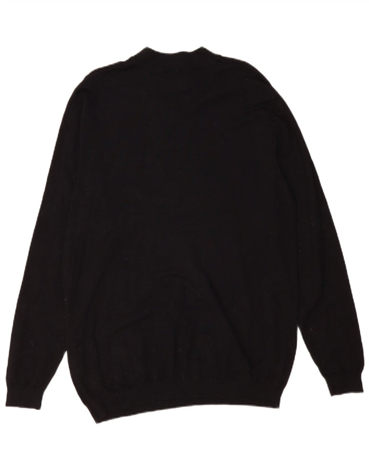 ZARA Pull Col Ras Du Cou Homme Noir Moyen